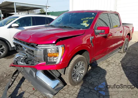 2022 Ford F-150 Lariat из США, поврежденный, VIN 1FTEW1C86NKD31124